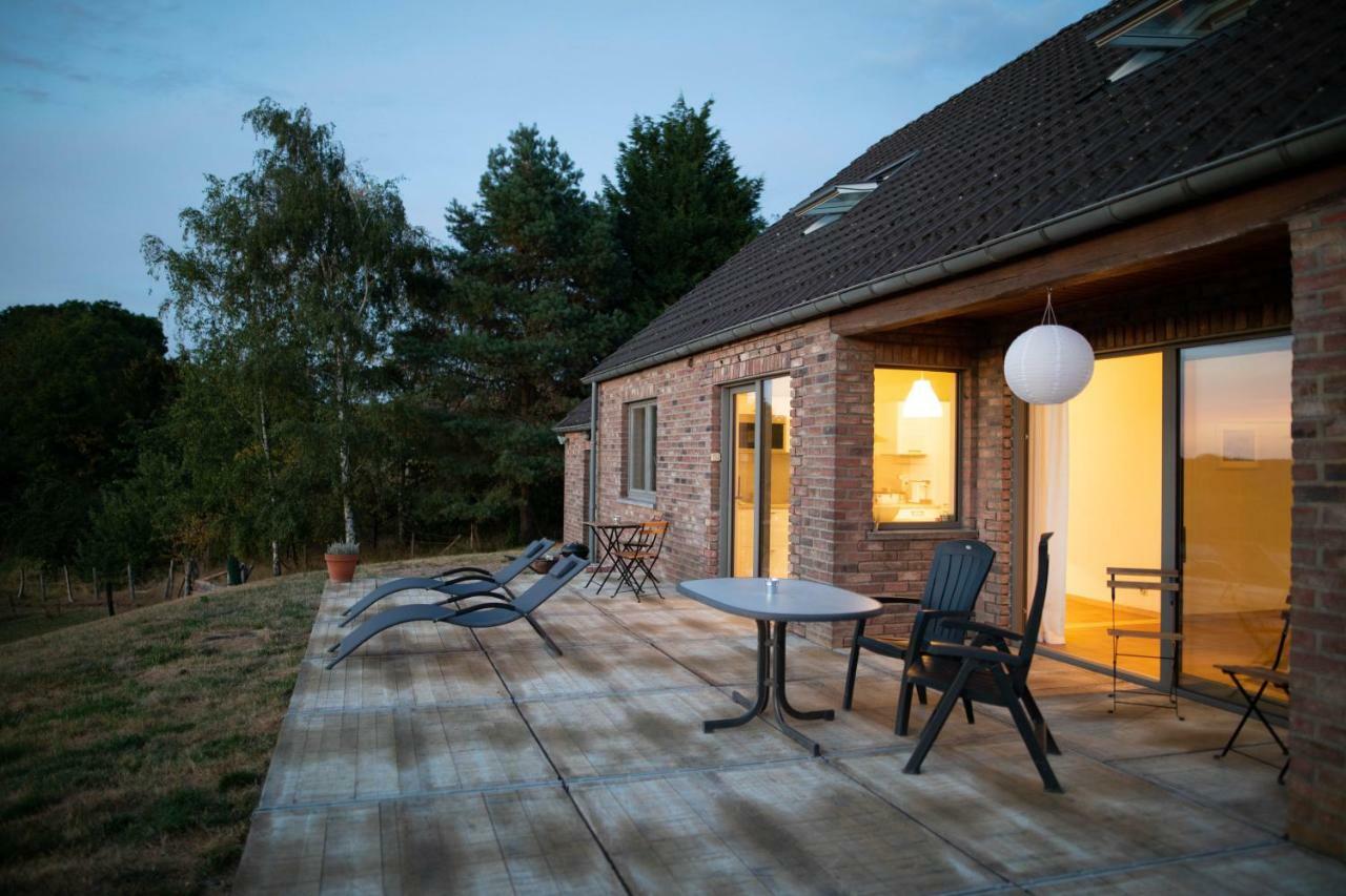 Villa Le Pre Du Poney Spa Exterior foto